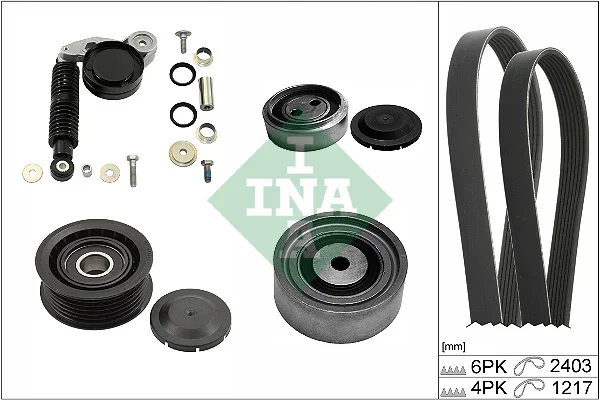 Sada žebrovaných klínových řemenů Schaeffler INA 529042410
