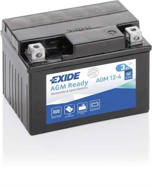 startovací baterie EXIDE AGM12-4 startovací baterie EXIDE AGM12-4