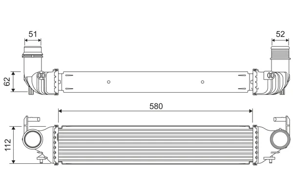 Chladič turba VALEO 818312