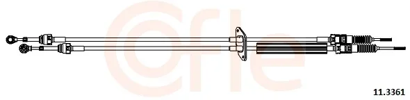 Tazne lanko, rucni prevodovka COFLE 11.3361 – OE 9092670000 Tazne lanko, rucni prevodovka COFLE 11.3361 – OE 9092670000