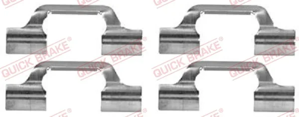 Sada prislusenstvi, oblozeni kotoucove brzdy QUICK BRAKE 109-1685