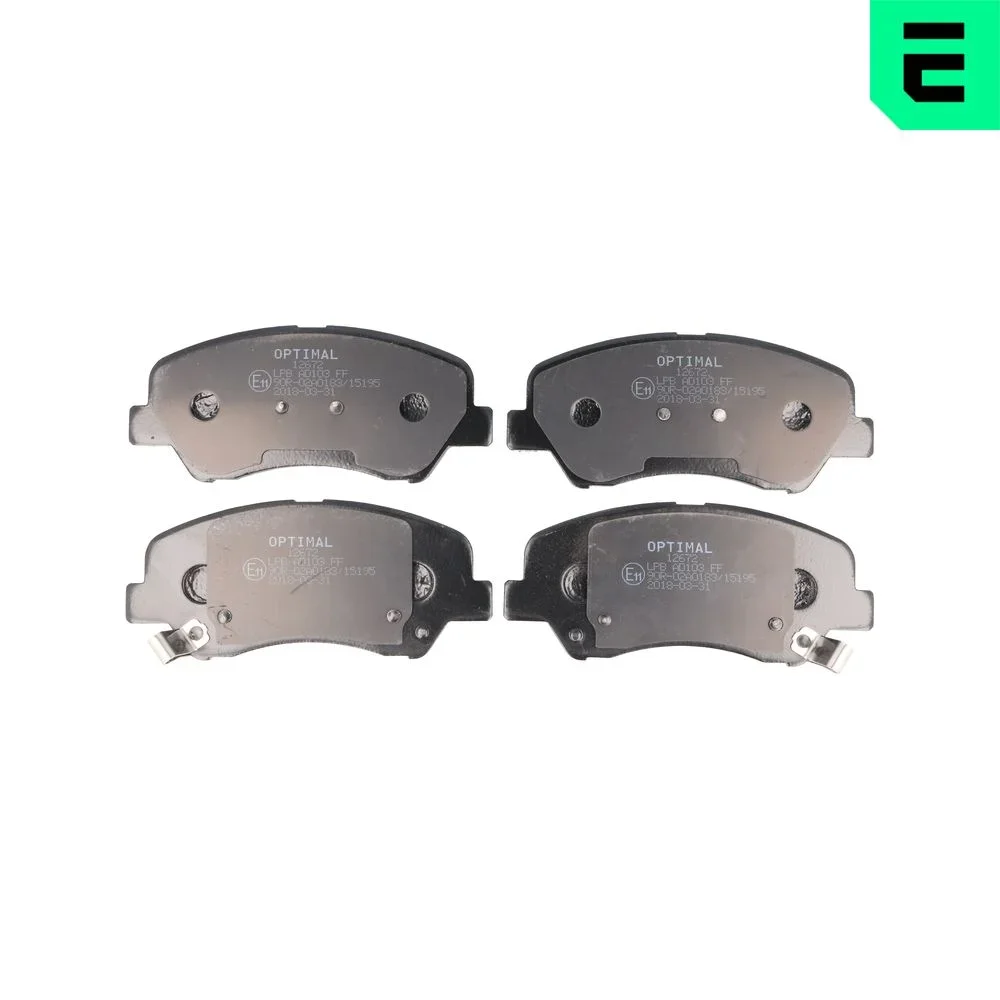 Sada brzdových destiček, kotoučová brzda OPTIMAL BP-12672