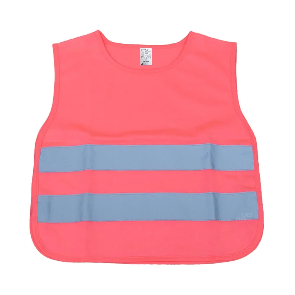 Výstražná vesta dětská růžová AMiO-03987