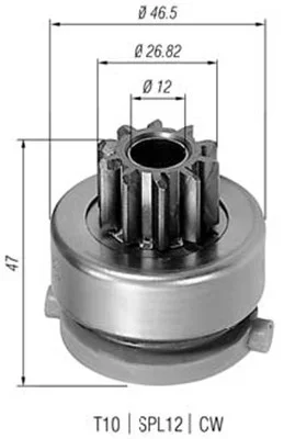 Pastorek, startér MAGNETI MARELLI 940113020423 Pastorek, startér MAGNETI MARELLI 940113020423