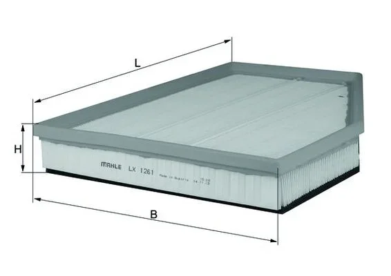 Vzduchový filtr KNECHT LX1261
