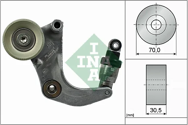 Napinaci rameno, zebrovany klinovy remen Schaeffler INA 534053410