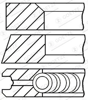 Sada pistnich krouzku GOETZE ENGINE 08-101500-00 – OE 7701470248 Sada pistnich krouzku GOETZE ENGINE 08-101500-00 – OE 7701470248
