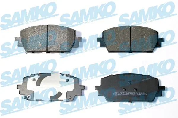 Sada brzdových destiček, kotoučová brzda SAMKO 5SP2323