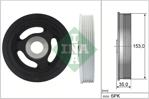 remenice, klikovy hridel Schaeffler INA 544010410