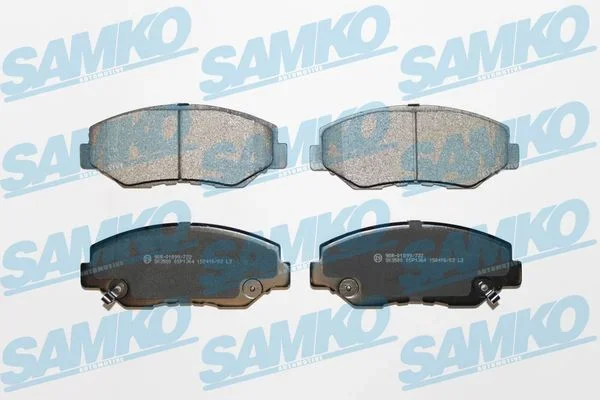 Sada brzdových destiček, kotoučová brzda SAMKO 5SP1364