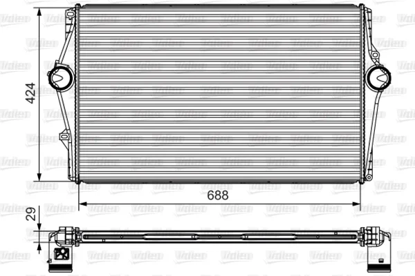 Chladič turba VALEO 818283 – OE 8671694