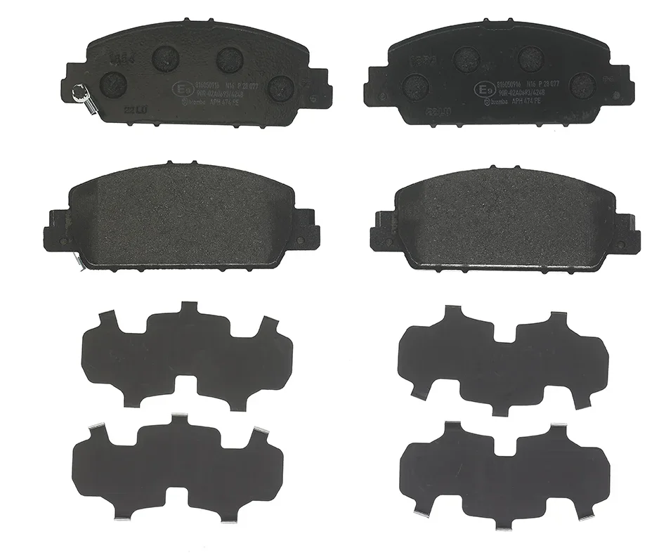 Sada brzdových destiček, kotoučová brzda BREMBO P28077