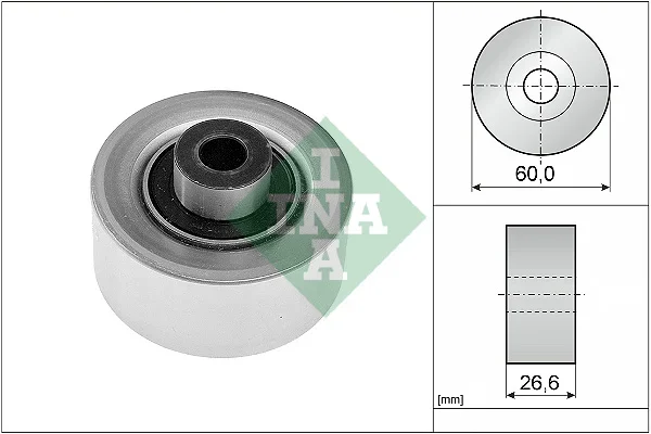 Vratna/vodici kladka, klinovy zebrovy remen Schaeffler INA 532031110