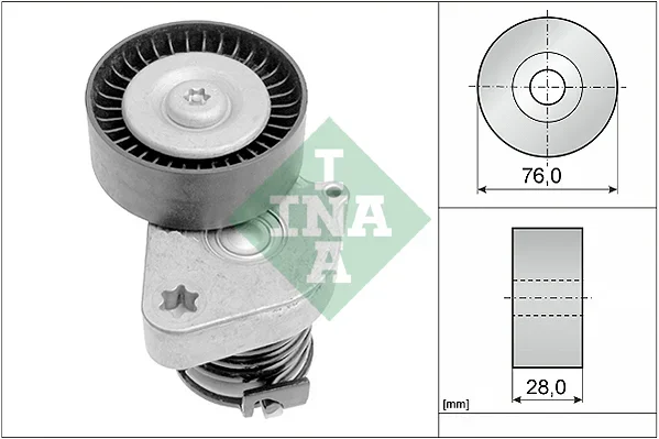 Napinaci rameno, zebrovany klinovy remen Schaeffler INA 534008130