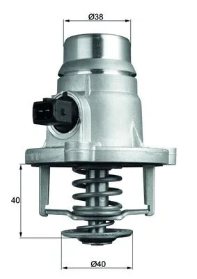 Termostat, chladivo MAHLE TM27101
