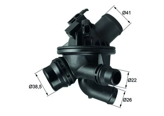 Termostat, chladivo MAHLE TM21103