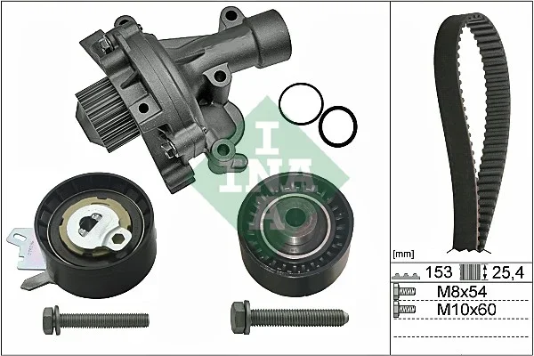 Vodni pumpa + sada ozubeneho remene Schaeffler INA 530047130 Vodni pumpa + sada ozubeneho remene Schaeffler INA 530047130