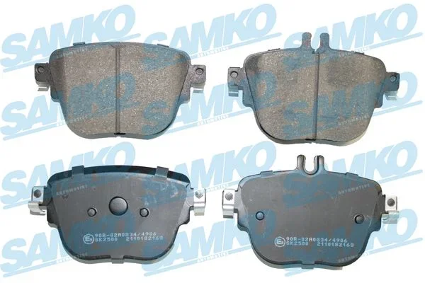 Sada brzdových destiček, kotoučová brzda SAMKO 5SP2168