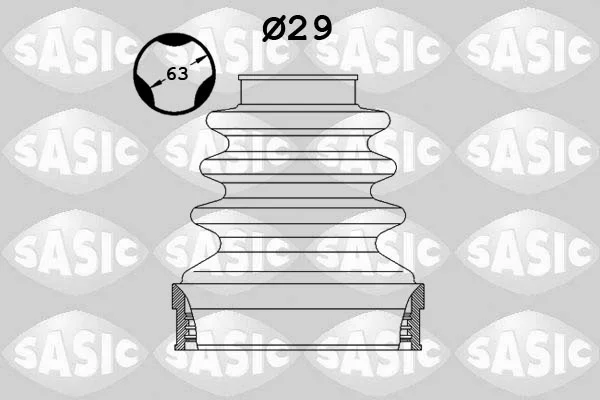 Sada měchů, hnací hřídel SASIC 2873883 – OE 328788