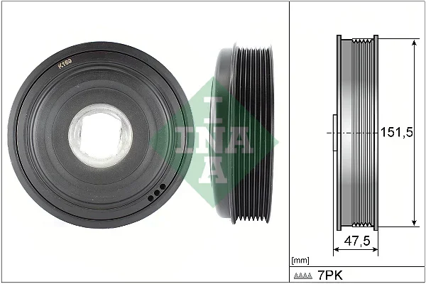 Řemenice, klikový hřídel Schaeffler INA 544013610