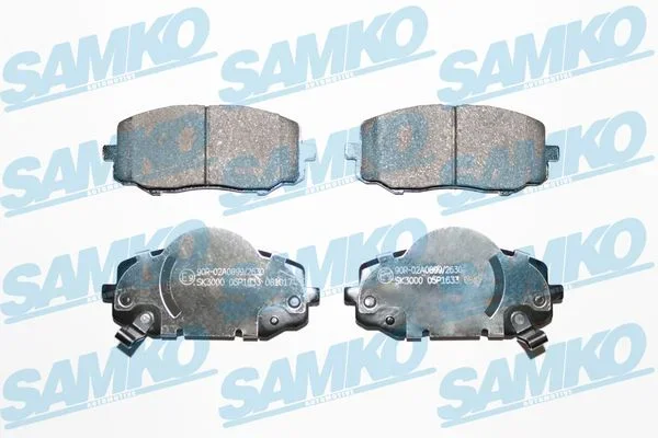Sada brzdových destiček, kotoučová brzda SAMKO 5SP1633