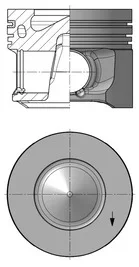 Píst KOLBENSCHMIDT 41264610