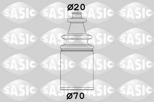 Sada měchů, hnací hřídel SASIC 2873833 – OE 328783