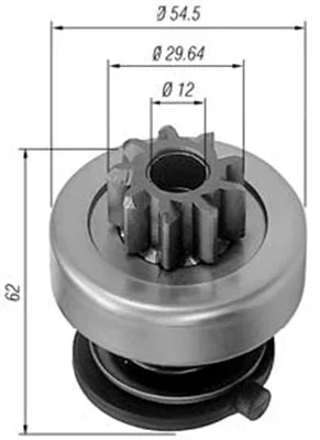 Pastorek, startér MAGNETI MARELLI 940113020167