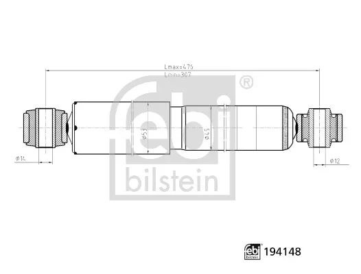 Tlumič pérování FEBI BILSTEIN 194148
