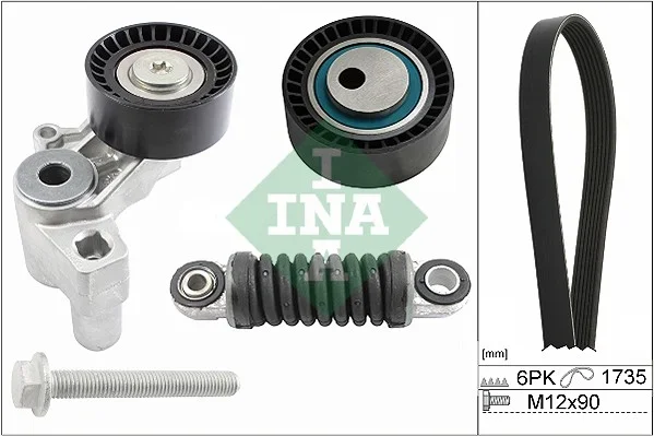 Sada zebrovanych klinovych remenu Schaeffler INA 529009710 Sada zebrovanych klinovych remenu Schaeffler INA 529009710