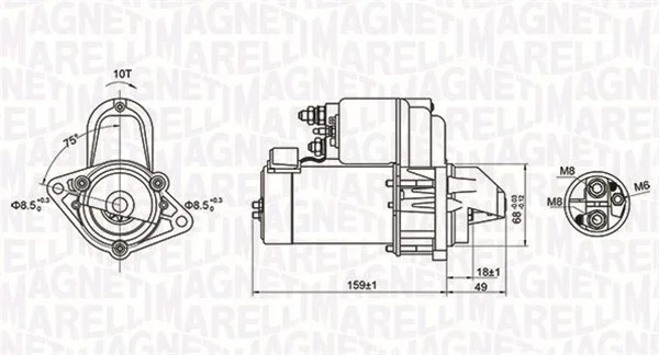 Startér MAGNETI MARELLI 063721257010