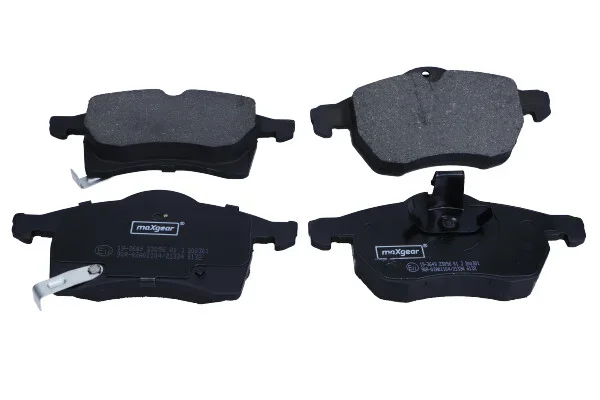 Sada brzdových destiček, kotoučová brzda MAXGEAR 19-3649