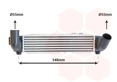 Chladič turba VAN WEZEL 83004141