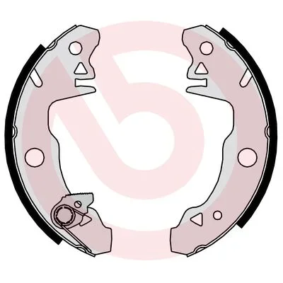 Sada brzdových čelistí BREMBO S68509 Sada brzdových čelistí BREMBO S68509