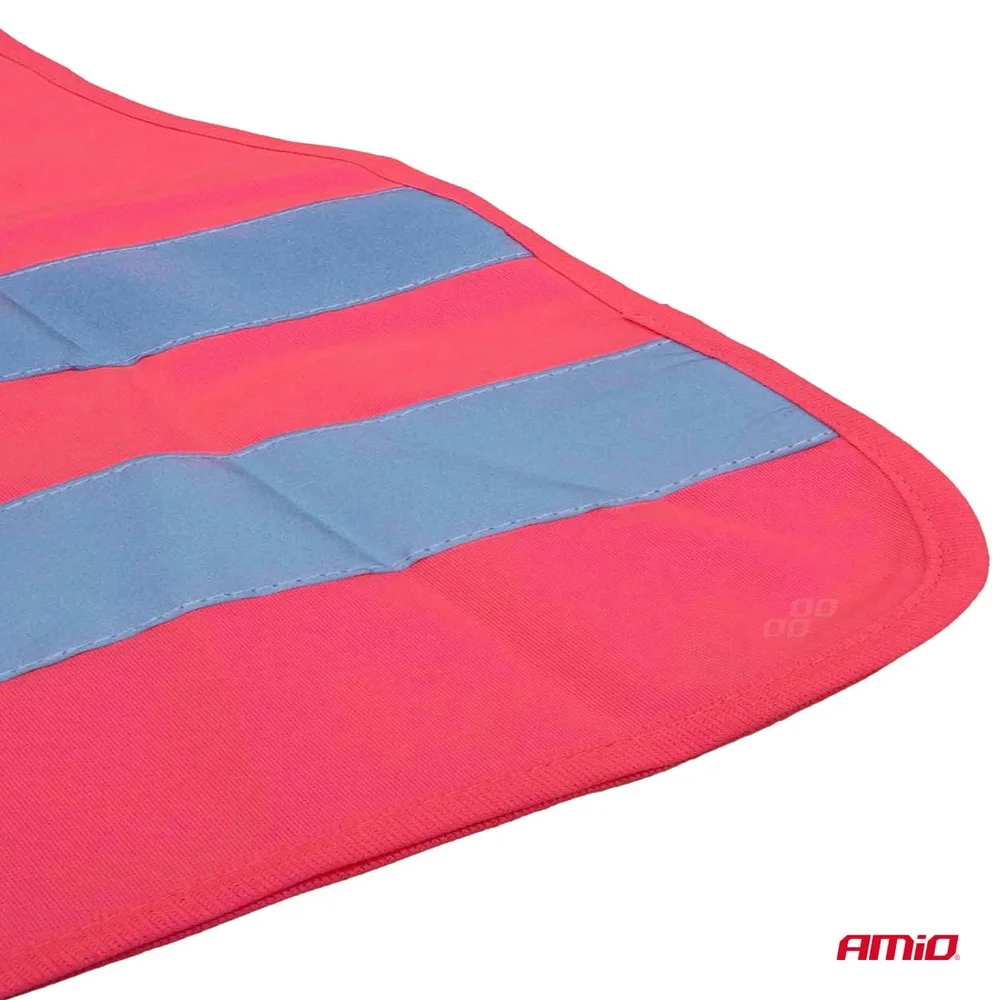 Výstražná vesta dětská růžová AMiO-03987 - Obrázek 5