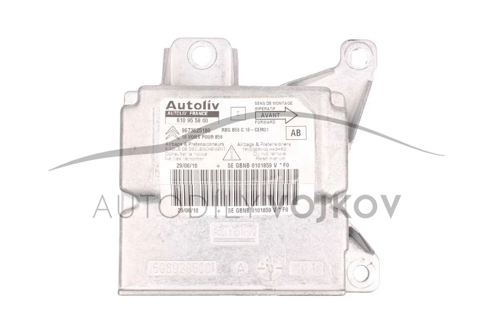 Řídící jednotka airbagu 9673625180 v:53276