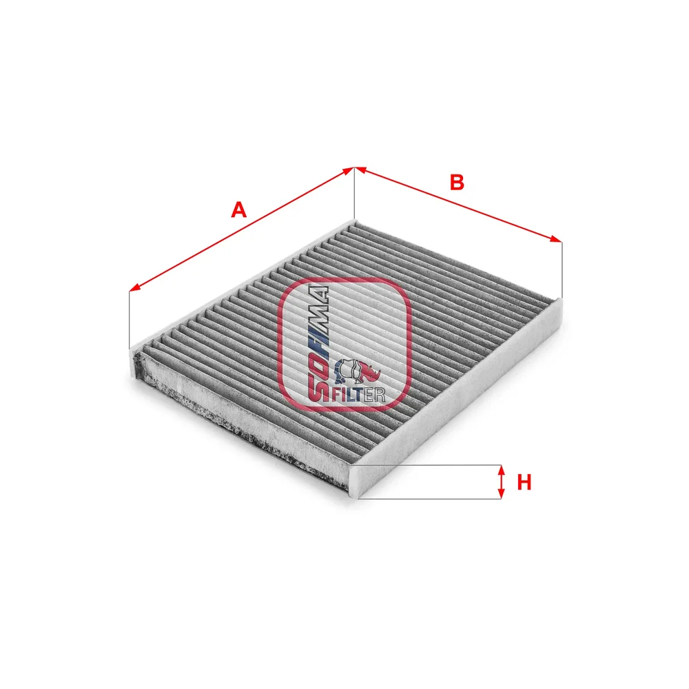 Filtr, vzduch v interiéru SOFIMA S4103CA – OE 46723435