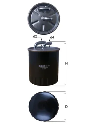 Palivový filtr KNECHT KL313