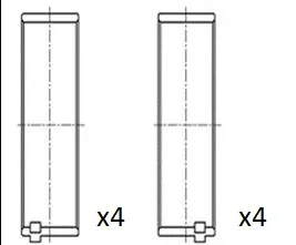Ojniční ložisko FAI AutoParts BB2053-025 Ojniční ložisko FAI AutoParts BB2053-025