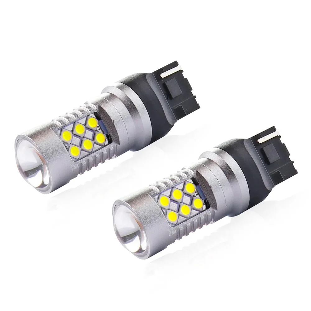 ZAROWKI LED 12V W21W 24XSMD T20 CANBUS AMIO 01173 - Obrázek 2