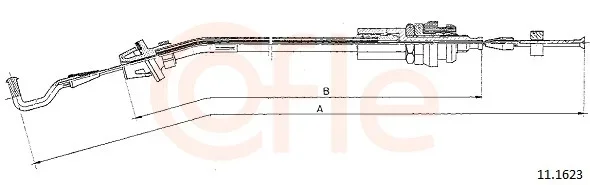 Lanko plynu COFLE 11.1623 – OE 35411154625 Lanko plynu COFLE 11.1623 – OE 35411154625