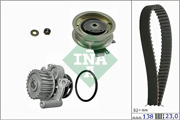 Vodni pumpa + sada ozubeneho remene Schaeffler INA 530017130