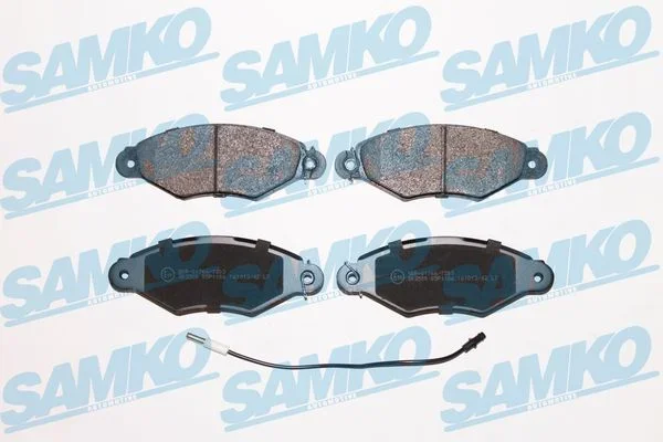 Sada brzdových destiček, kotoučová brzda SAMKO 5SP1106