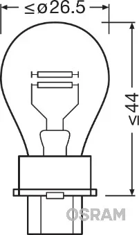 Zarovka, parkovaci / obrysove svetlo ams-OSRAM 3157