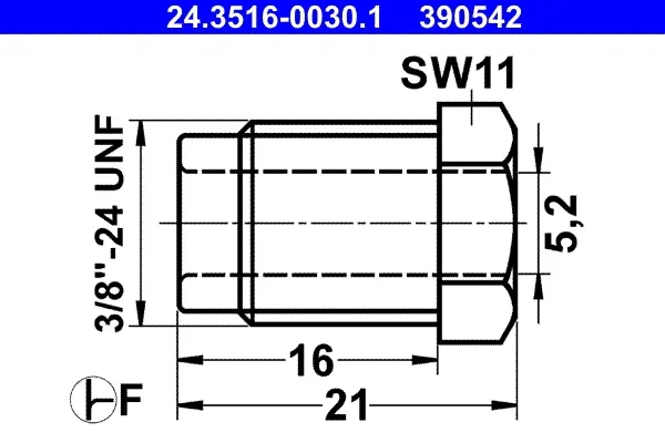Spojovaci sroub ATE 24.3516-0030.1 Spojovaci sroub ATE 24.3516-0030.1