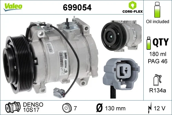 Kompresor, klimatizace VALEO 699054