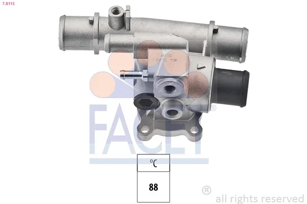 Termostat, chladivo FACET 7.8115