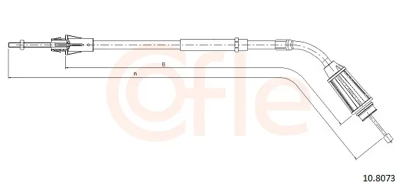 Tazne lanko, parkovaci brzda COFLE 10.8073 – OE 31265831