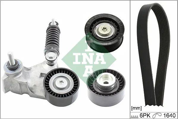 Sada zebrovanych klinovych remenu Schaeffler INA 529010410 Sada zebrovanych klinovych remenu Schaeffler INA 529010410