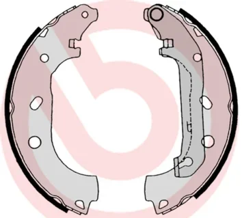 Sada brzdových čelistí BREMBO S24539